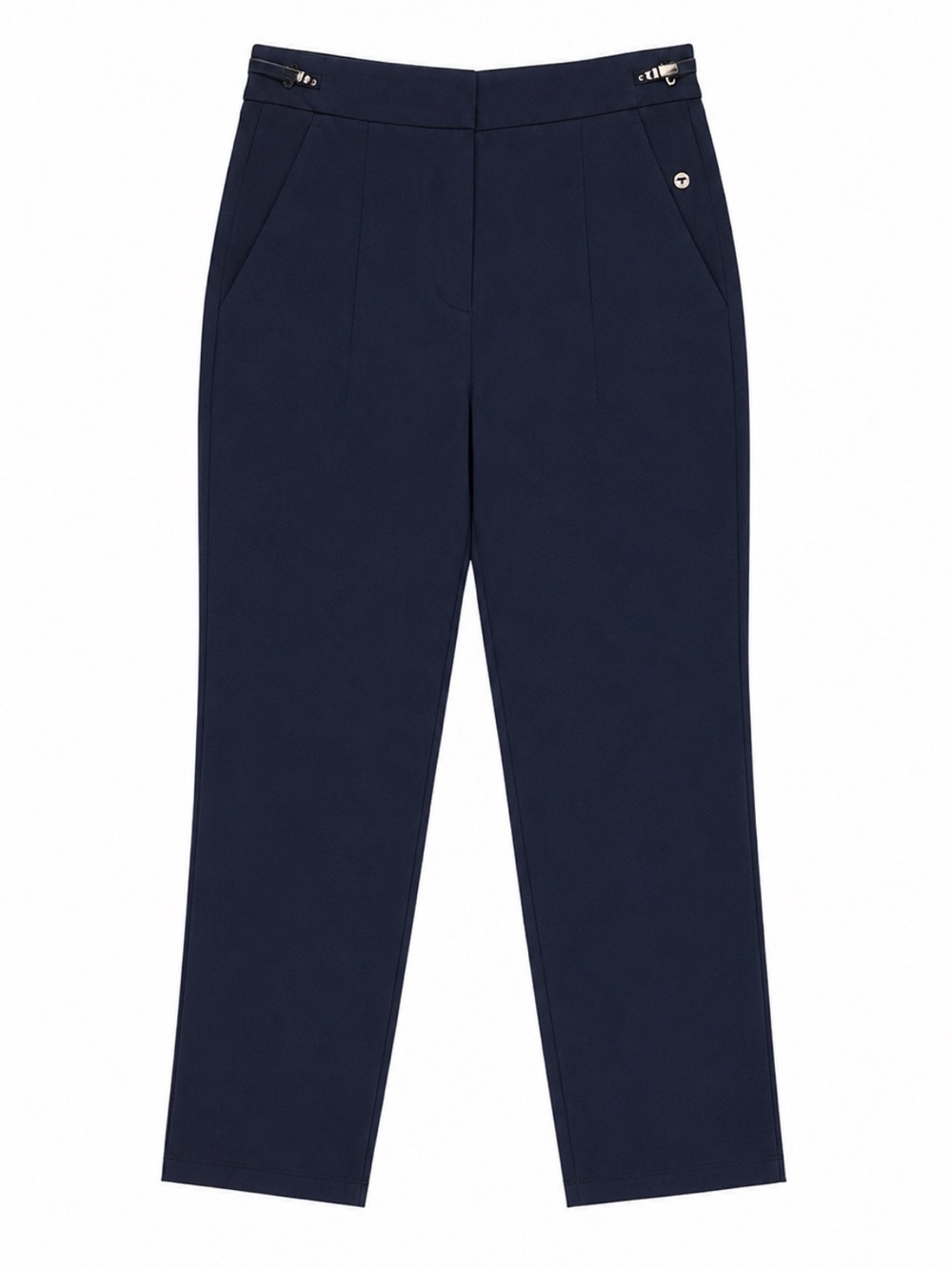 Kit and Ace Wool Blend Straight Leg Ankle Trouser Minimalist Workwear